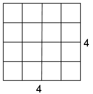 Quadrat 4x4